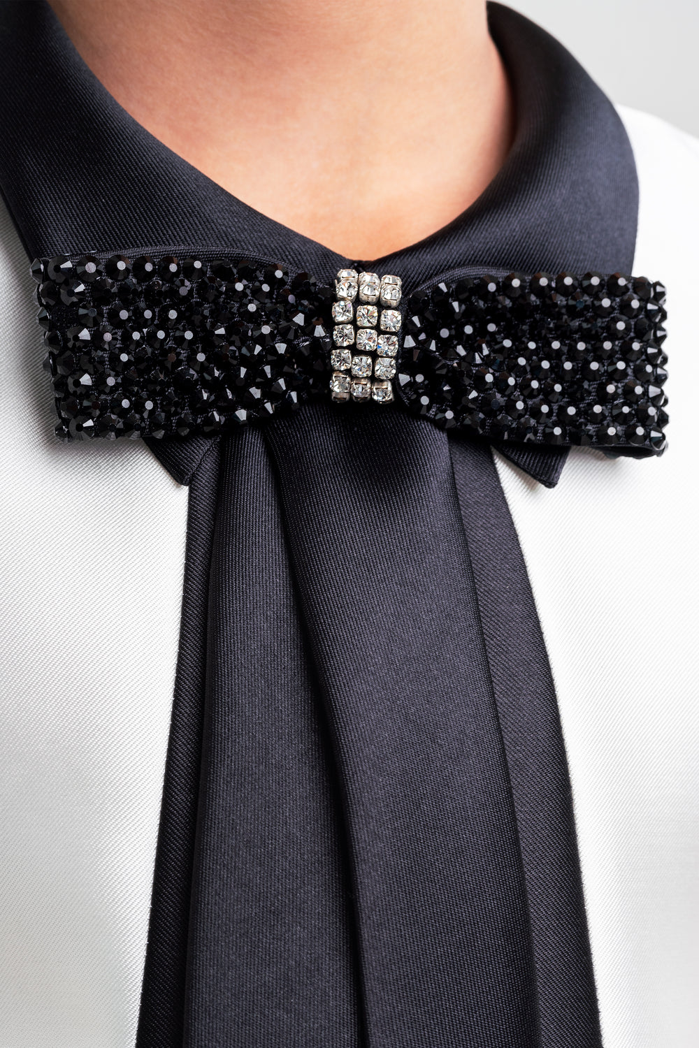girls black and white a-line dress